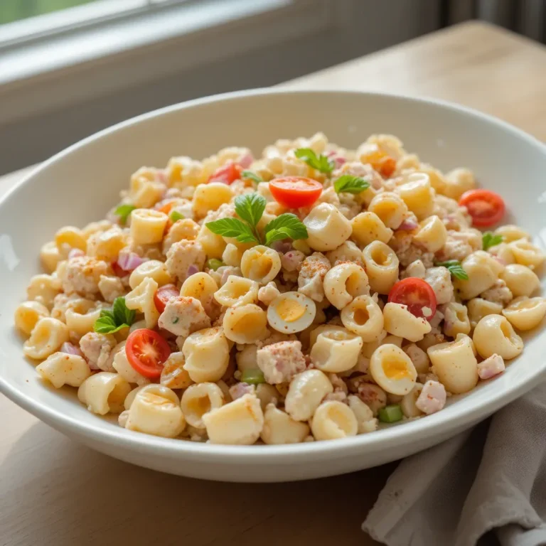 Tuna Pasta Salad Recipe with Egg