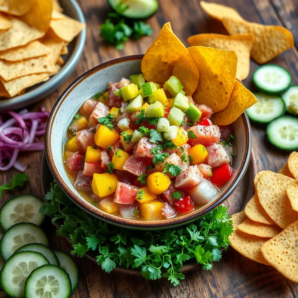 Tuna and Mango Ceviche