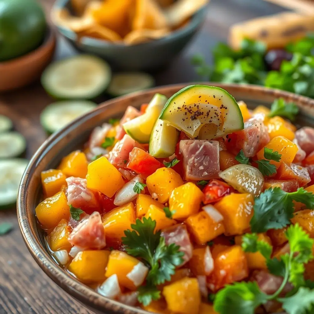Tuna and Mango Ceviche