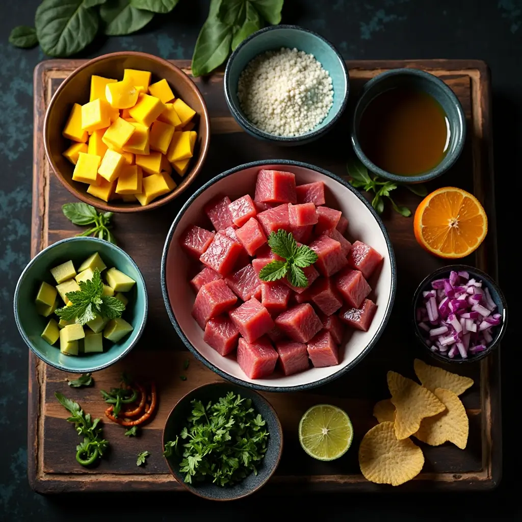Tuna and Mango Ceviche