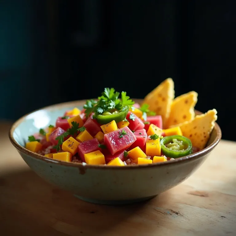 Tuna and Mango Ceviche
