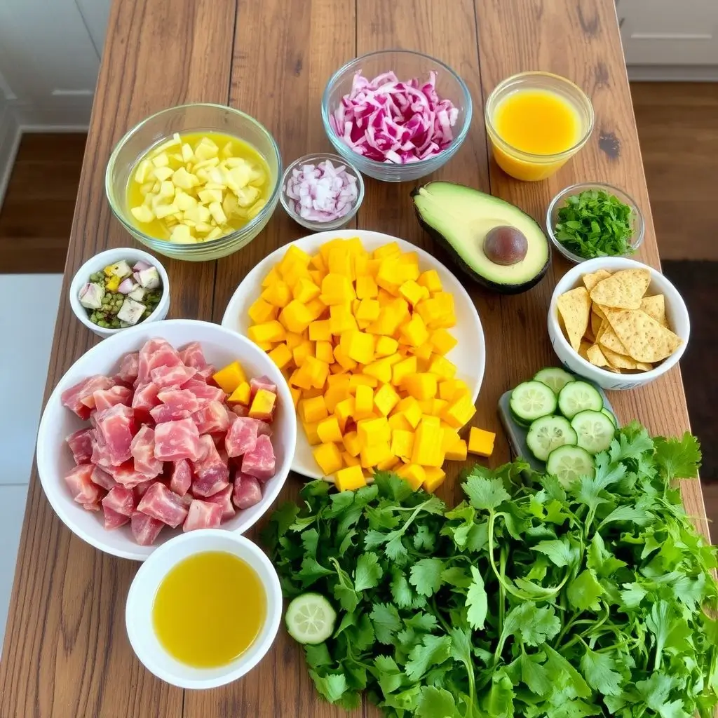 Tuna and Mango Ceviche
