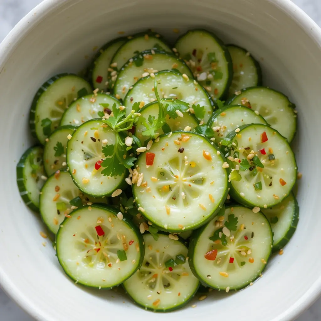 Asian Cucumber Salad Rice Vinegar