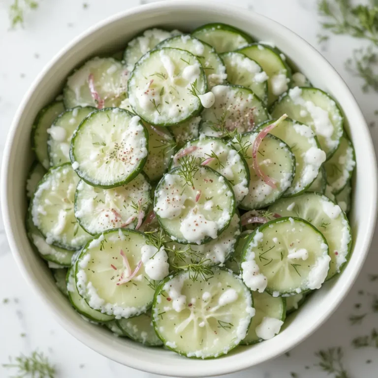 Creamy Cucumber Salad
