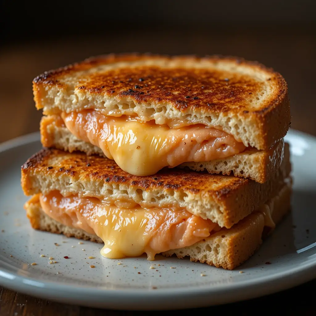 Salmon Grilled Cheese