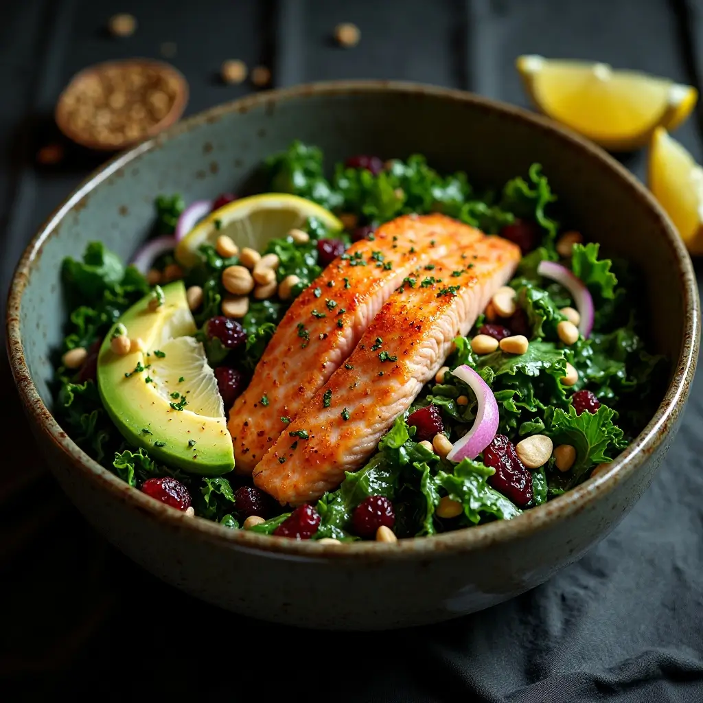 Salmon Kale Salad