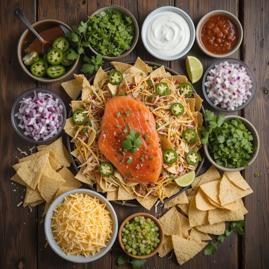 Salmon Nachos