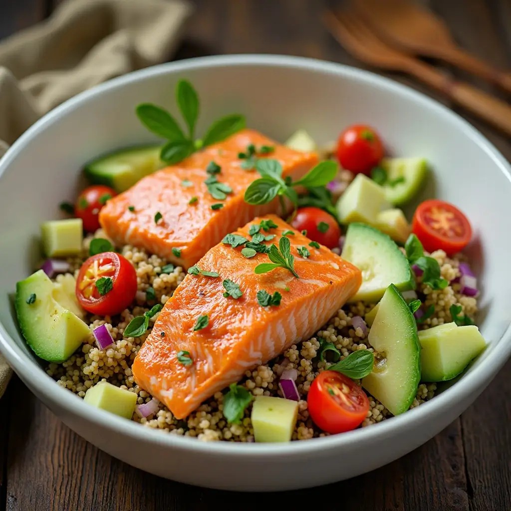 Salmon Quinoa Salad