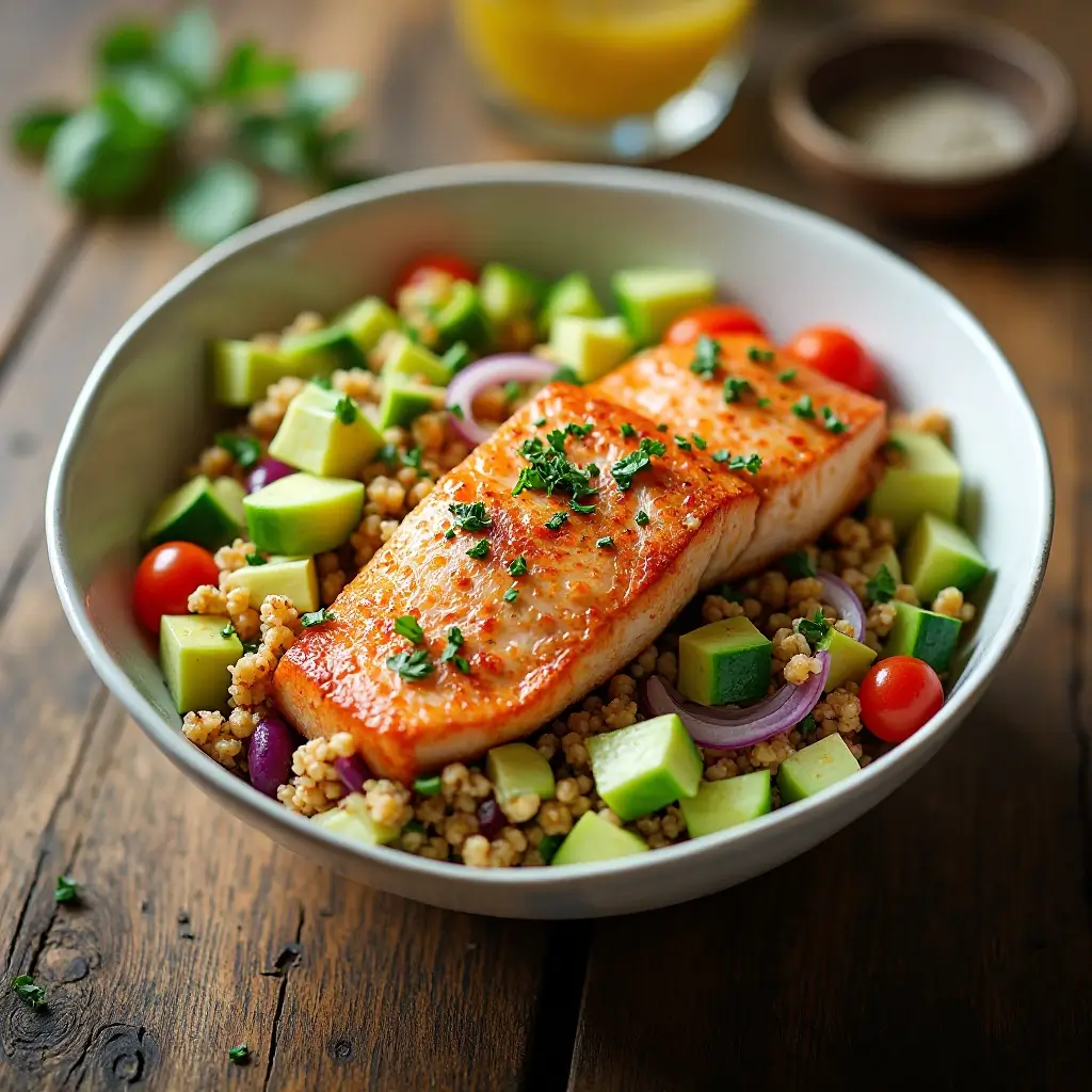 Salmon Quinoa Salad