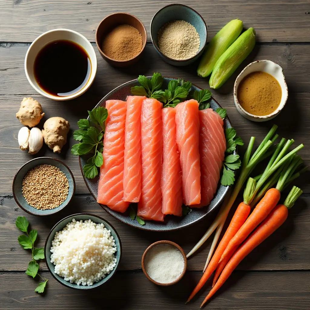 Salmon Teriyaki Bowl