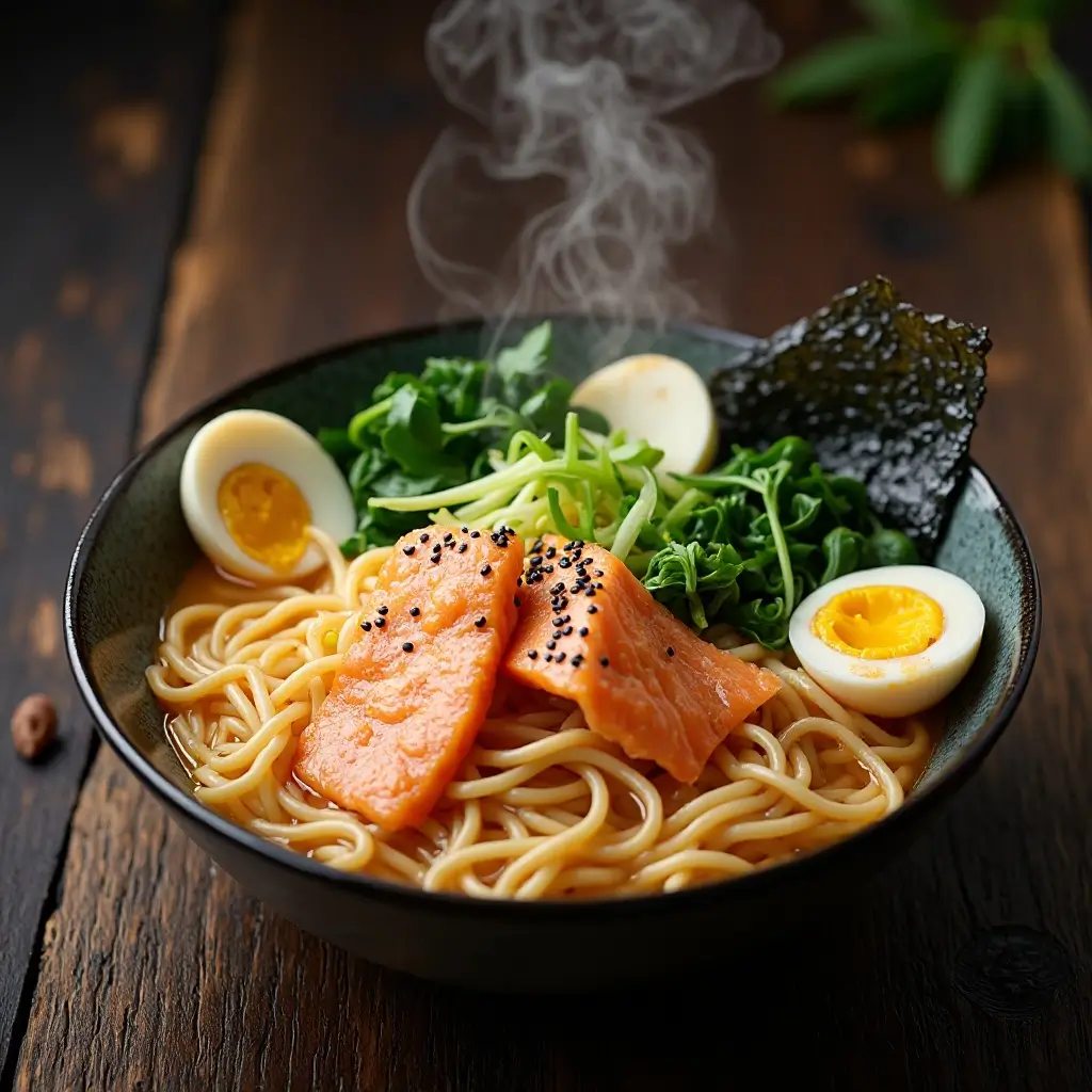 Salmon Udon