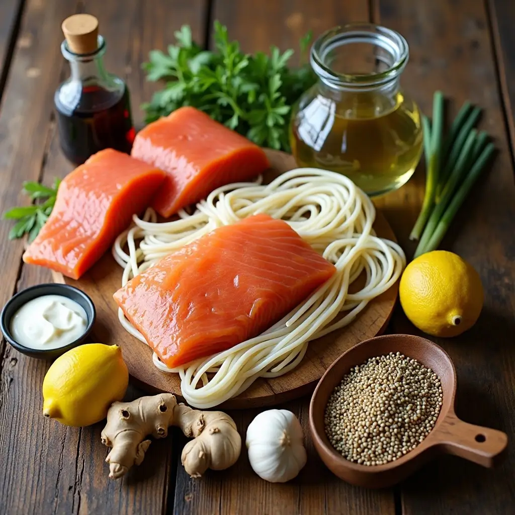 Salmon Udon