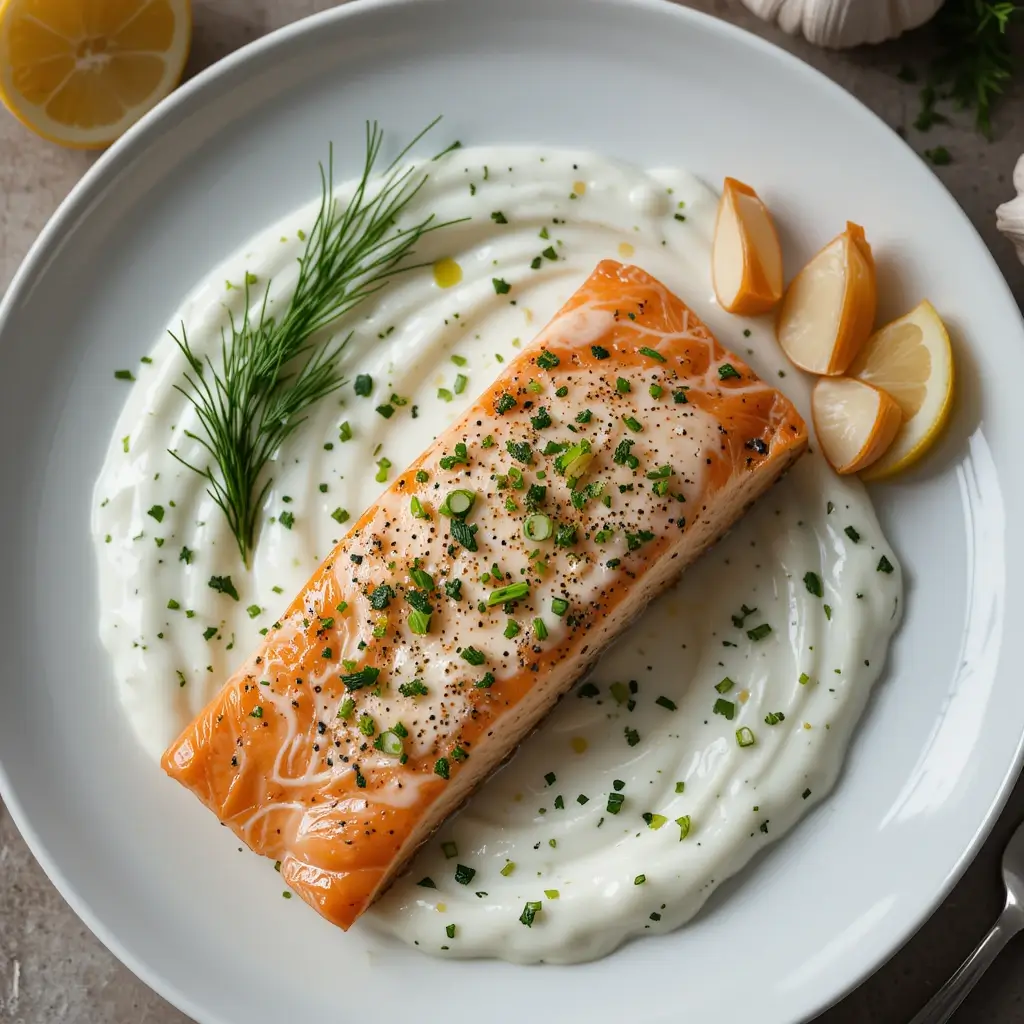 Yogurt Sauce for Salmon