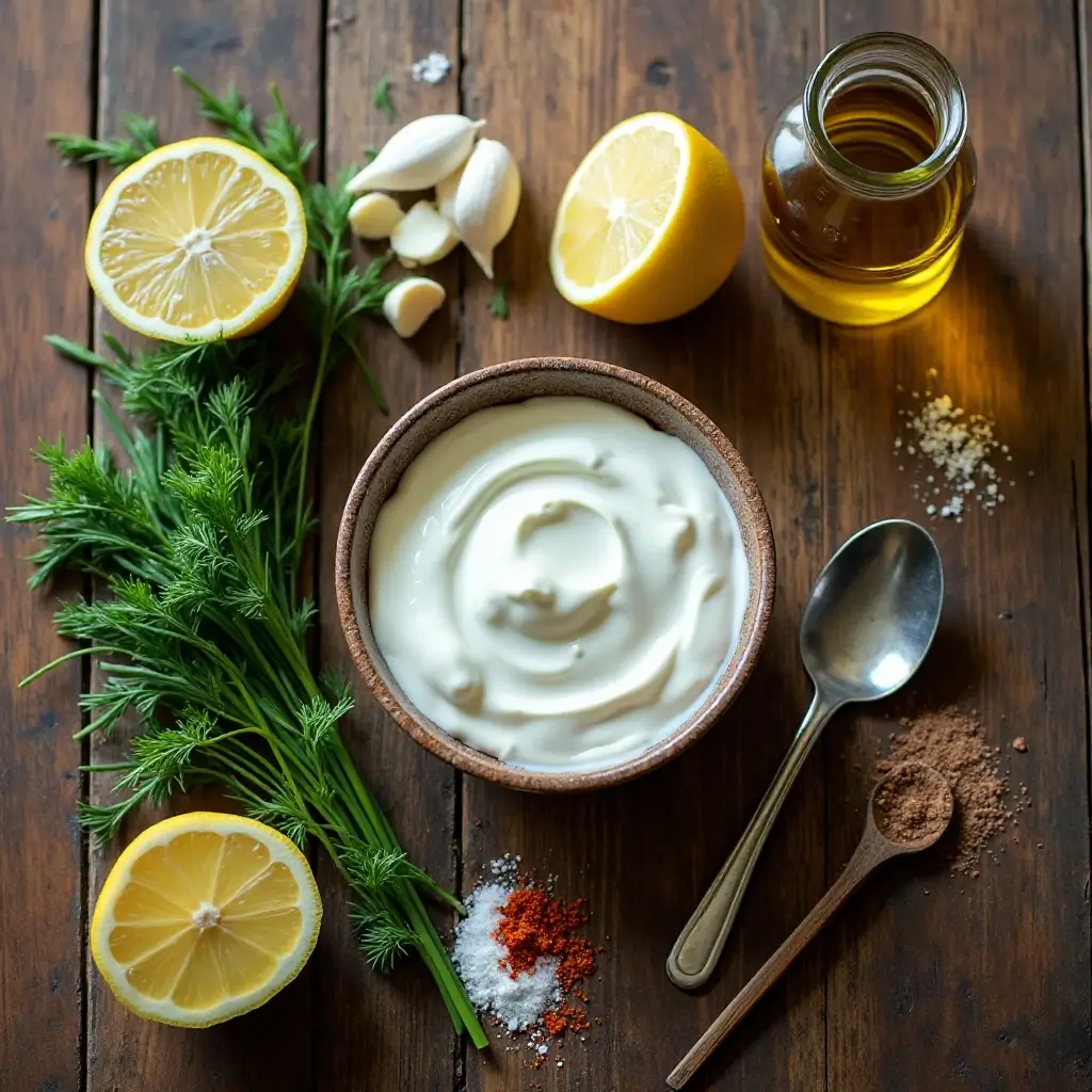 Yogurt Sauce for Salmon