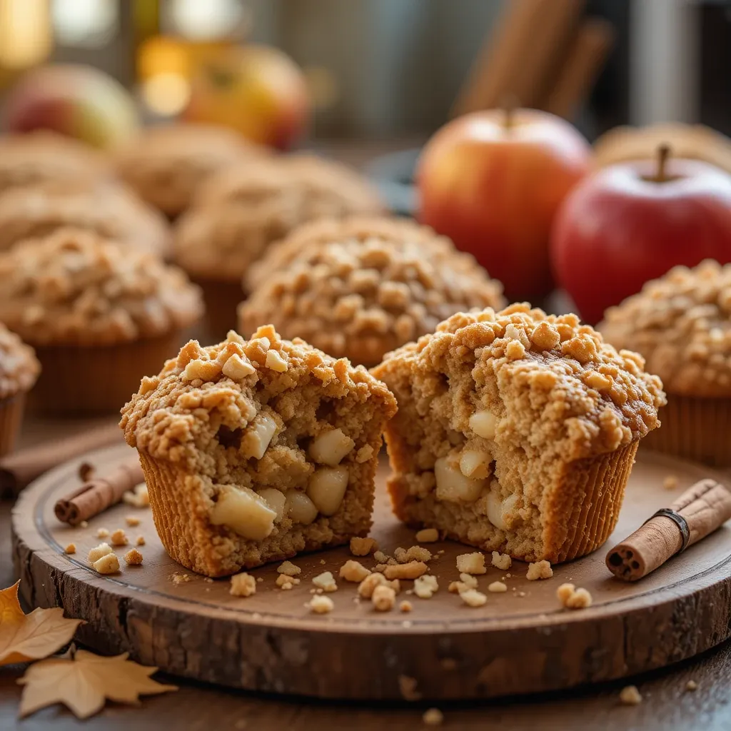 Apple Crisp Muffins