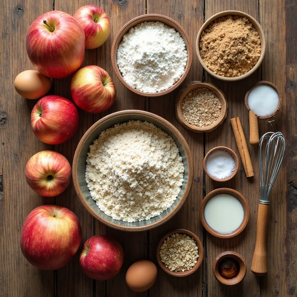 Apple Crisp Muffins