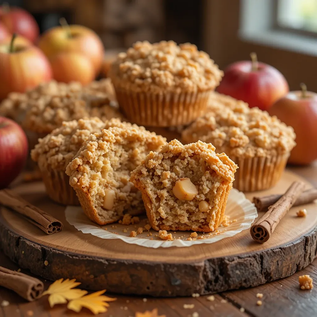 Apple Crisp Muffins
