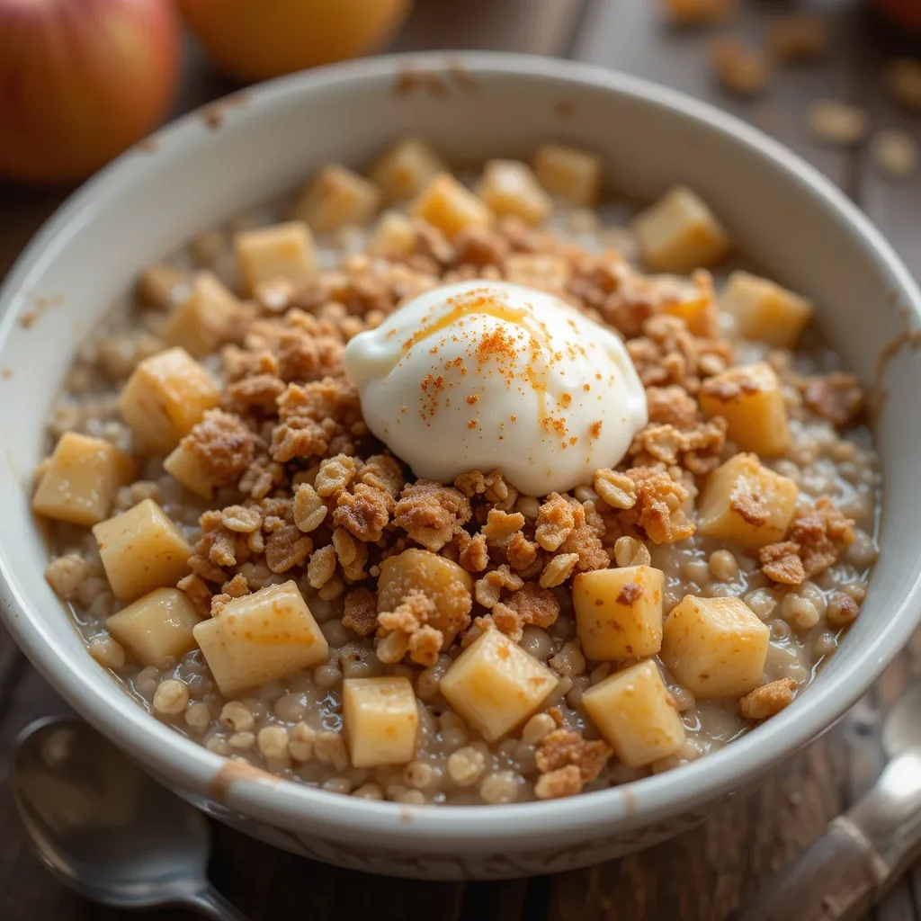 Apple Crisp Oatmeal