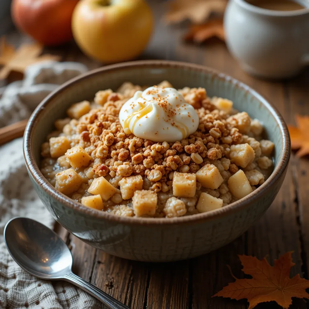 Apple Crisp Oatmeal