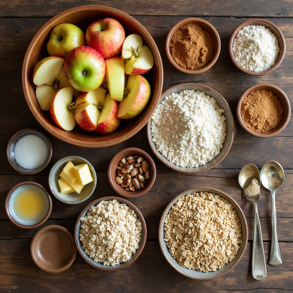 Apple Crisp Oatmeal Topping