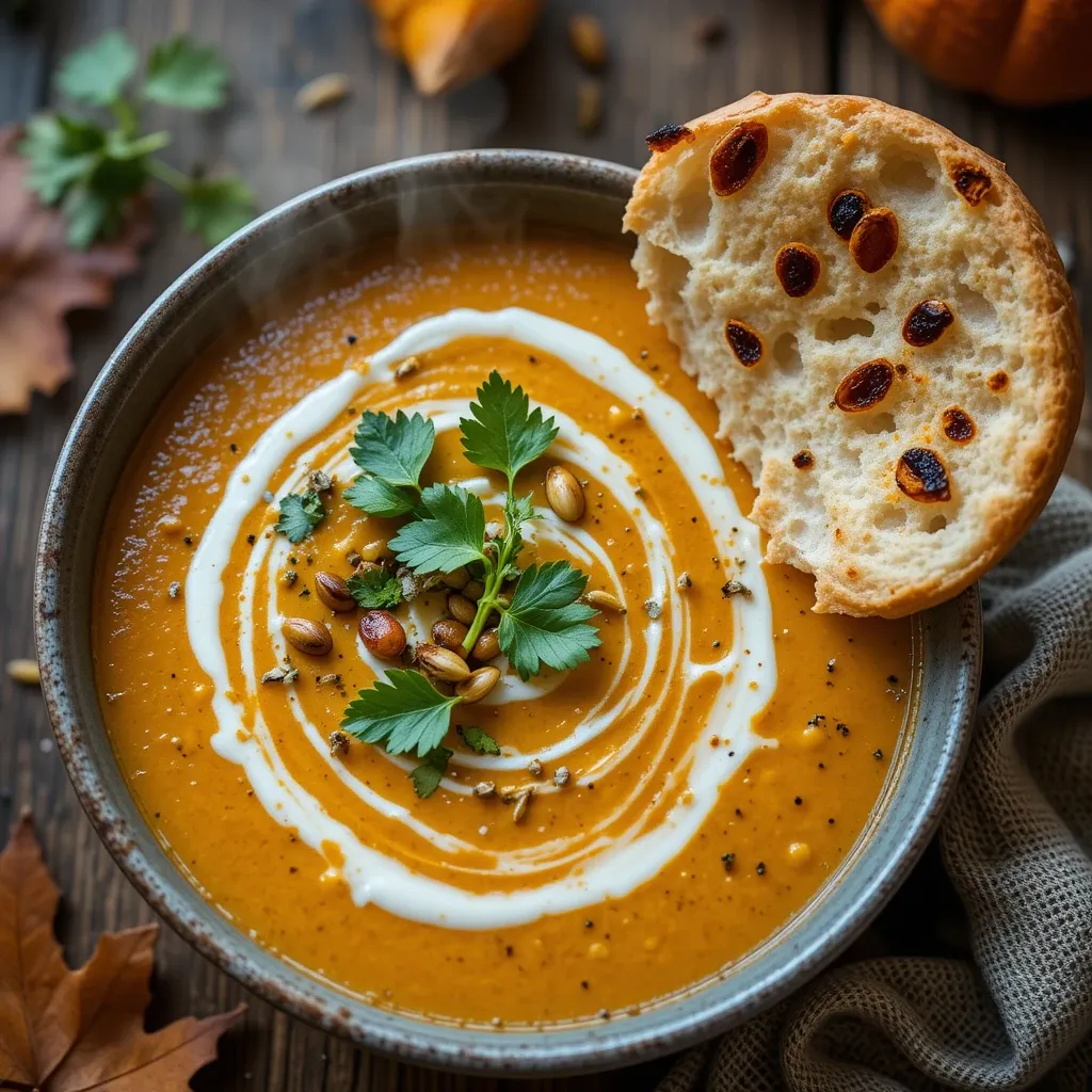 Creamy Pumpkin Curry Soup