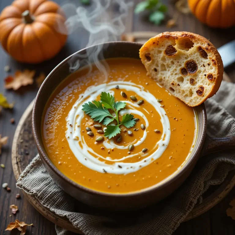 Creamy Pumpkin Curry Soup