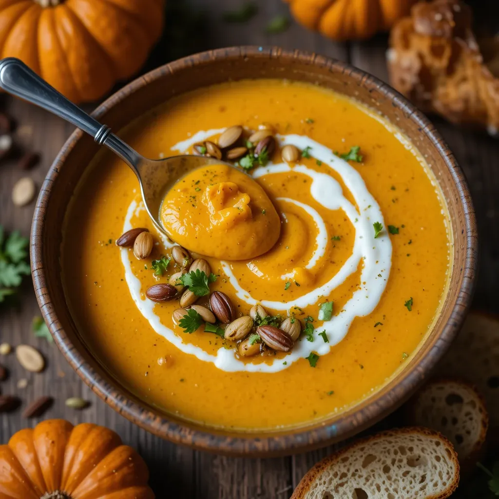 Pumpkin and Zucchini Soup