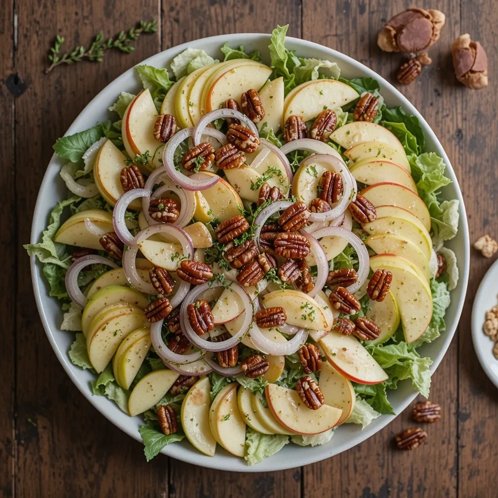 Apple Pecan Salad with Maple Vinaigrette