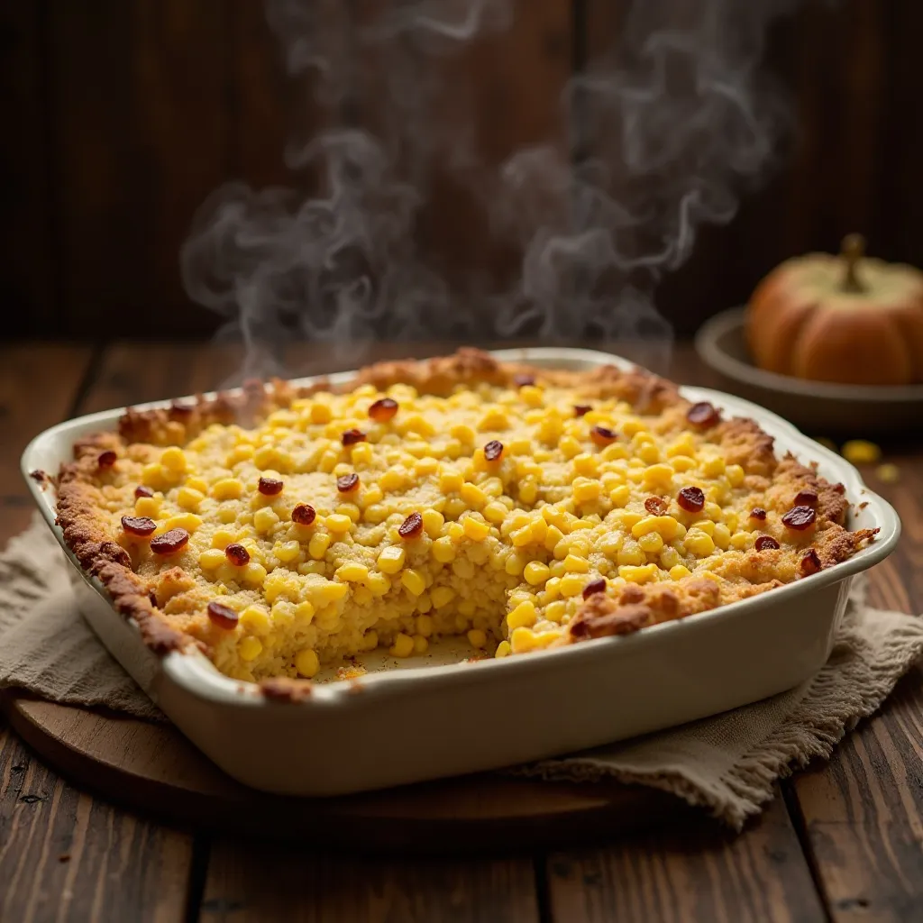 Cornbread Dressing with Corn