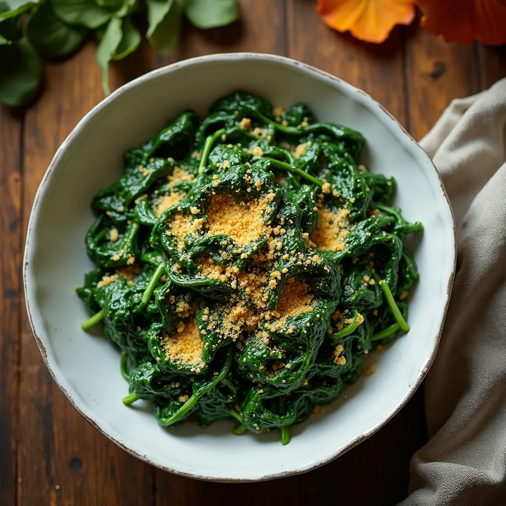 Creamed Spinach with Nutmeg