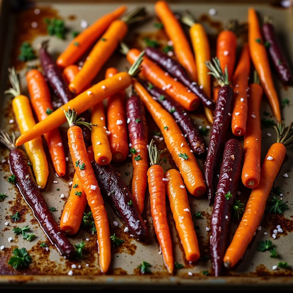 Honey-Glazed Rainbow Carrots