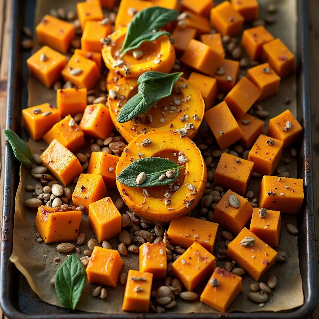 Maple Roasted Butternut Squash