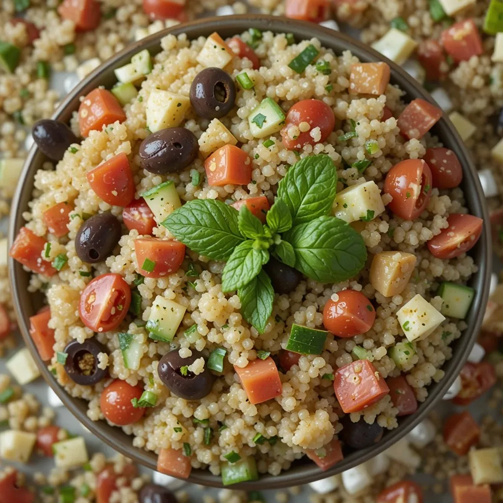  Mediterranean Quinoa Salad
