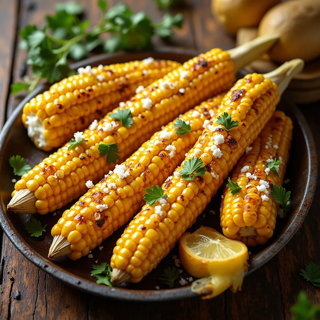 Parmesan Roasted Corn