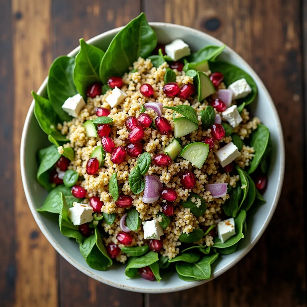 Pomegranate Quinoa Salad