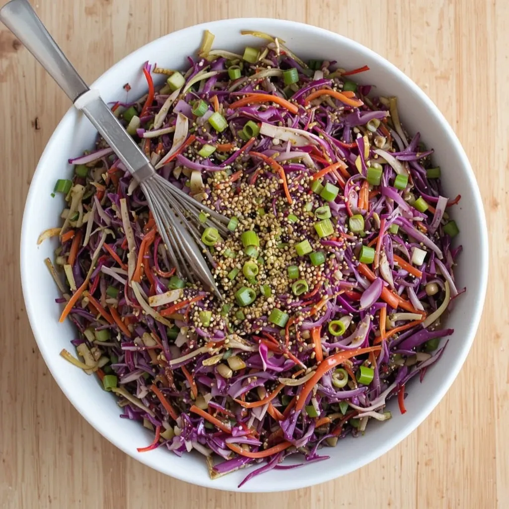 Rainbow Shredded Salad