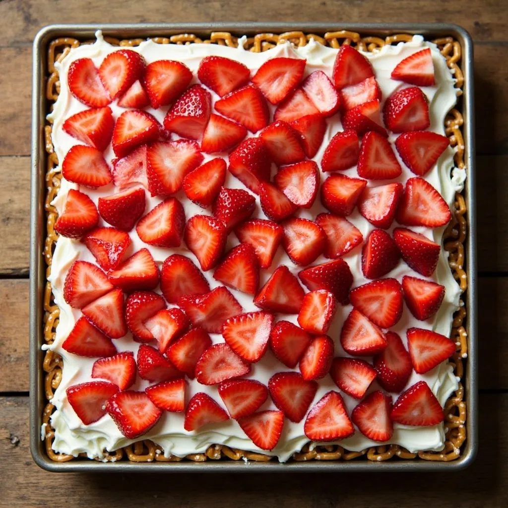 Strawberry Pretzel Salad
