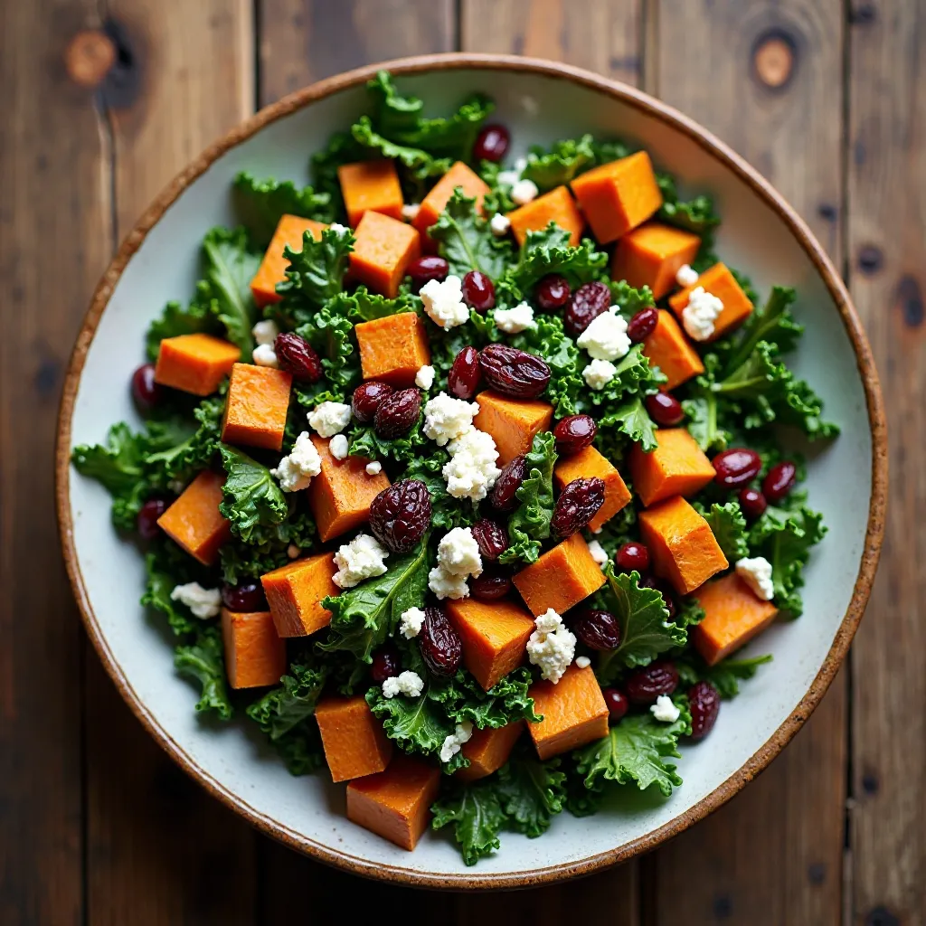 Sweet Potato and Kale Salad