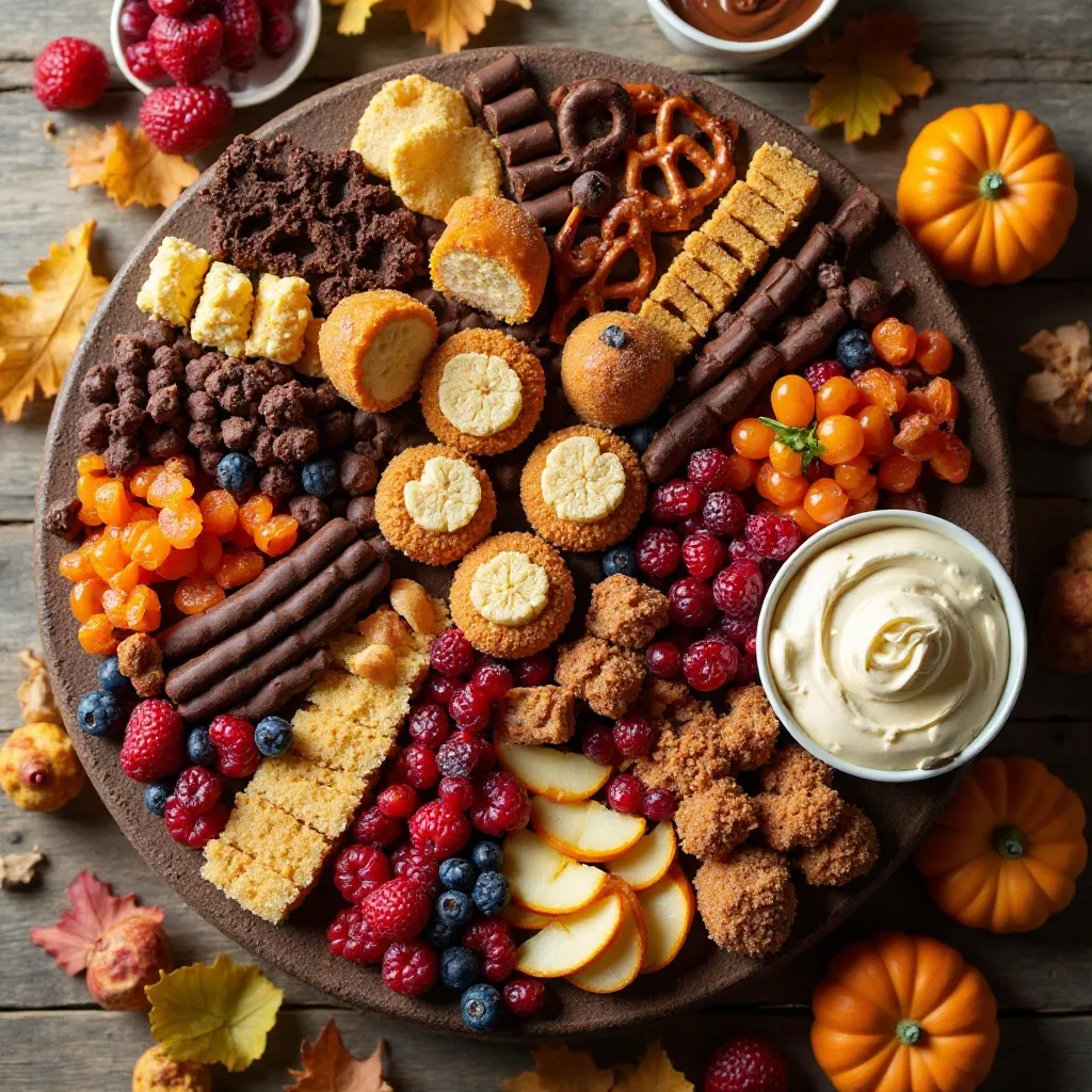 Thanksgiving Charcuterie Board Dessert