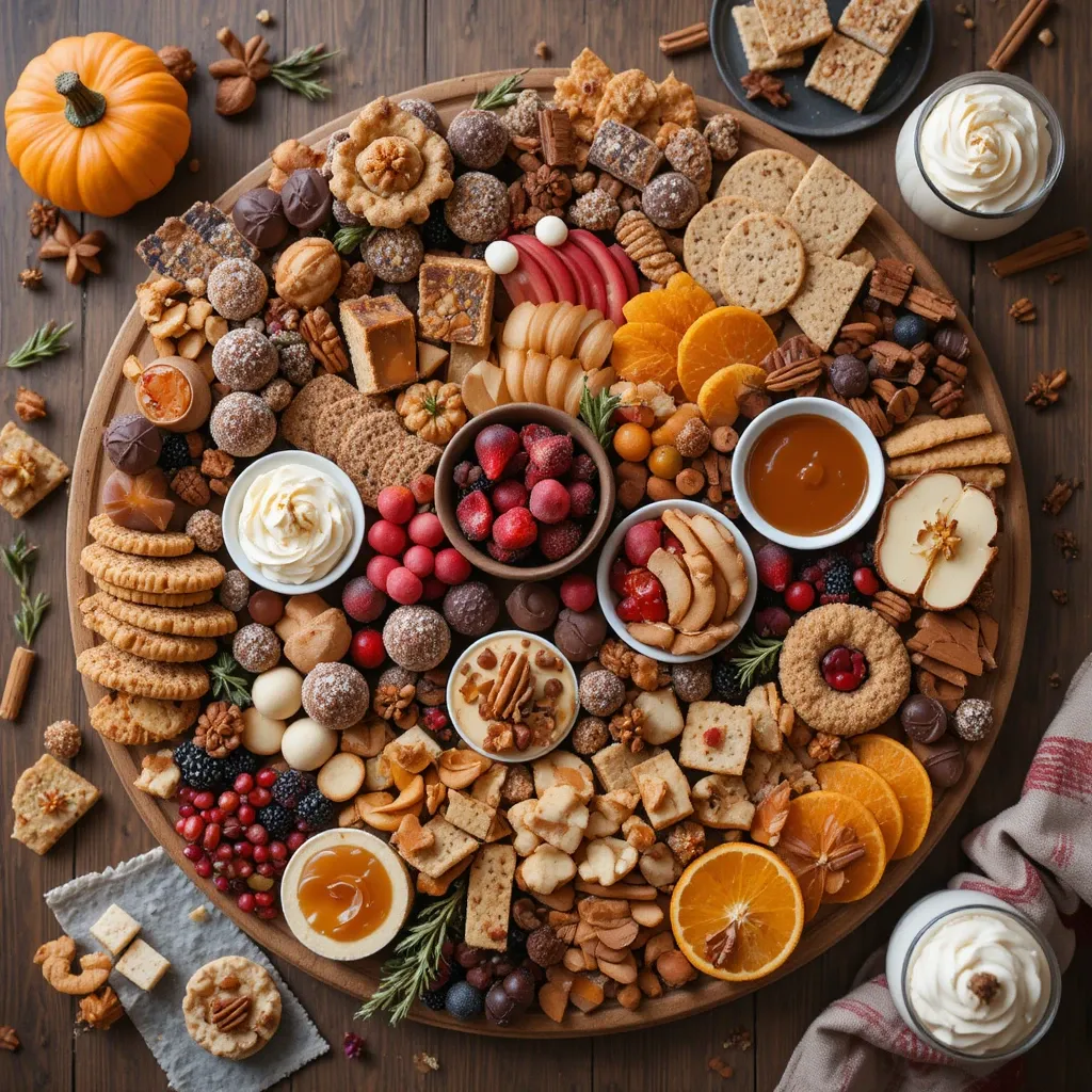 Thanksgiving Charcuterie Board Dessert
