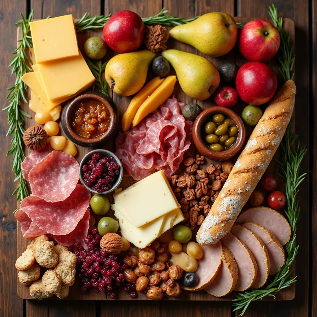 Thanksgiving Charcuterie Board Savory