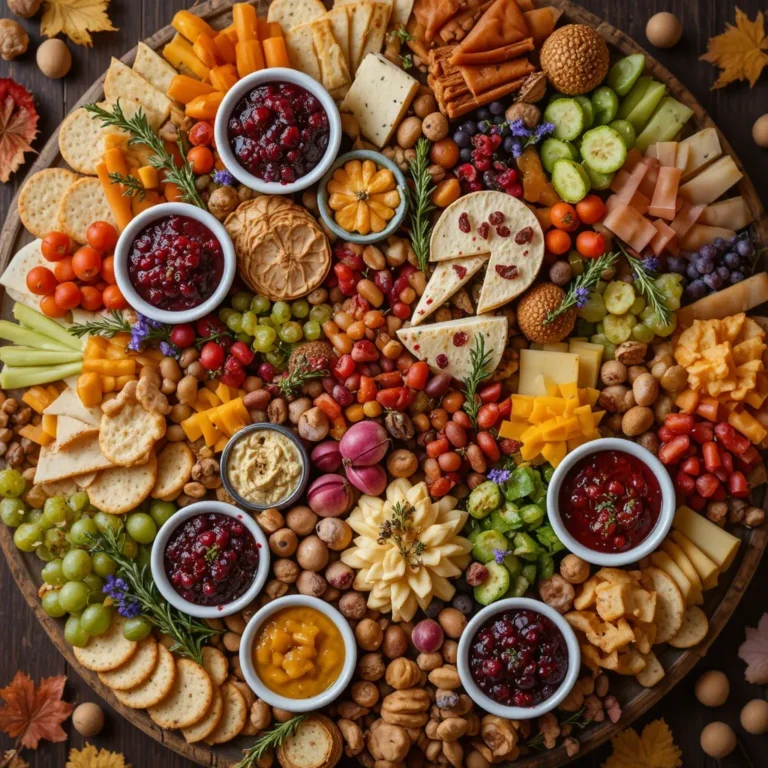 Thanksgiving Charcuterie Board Vegetarian