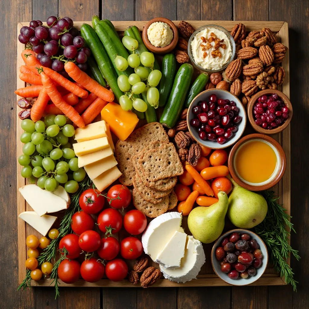 Thanksgiving Charcuterie Board Vegetarian