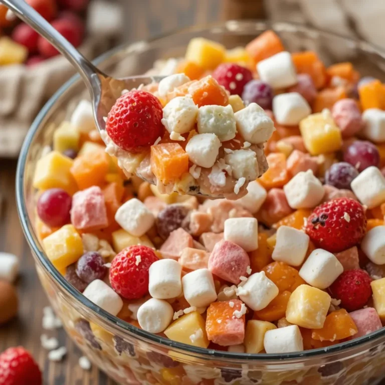 Thanksgiving Fruit Salad with Marshmallows