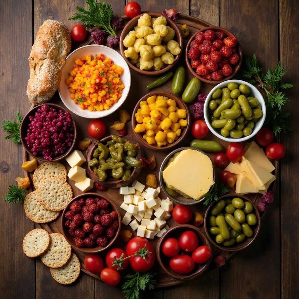 Thanksgiving Relish Charcuterie Board