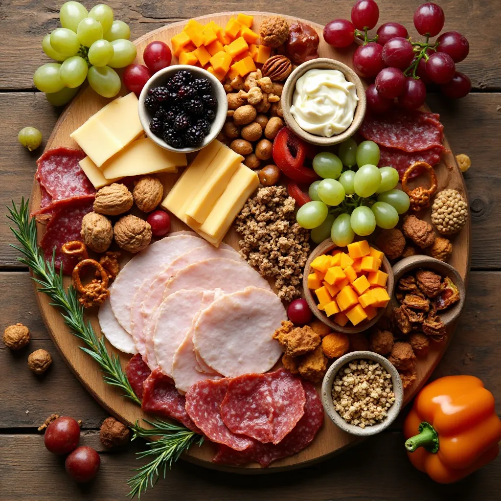 Thanksgiving Turkey Charcuterie Board