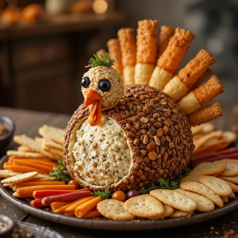 Thanksgiving Turkey Cheese Ball