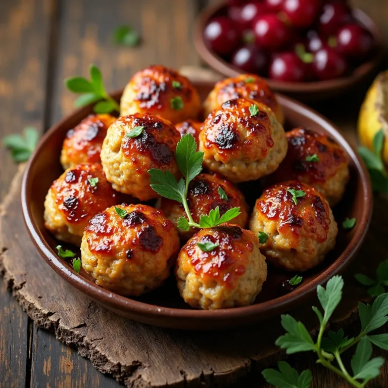 Thanksgiving Turkey Meatballs