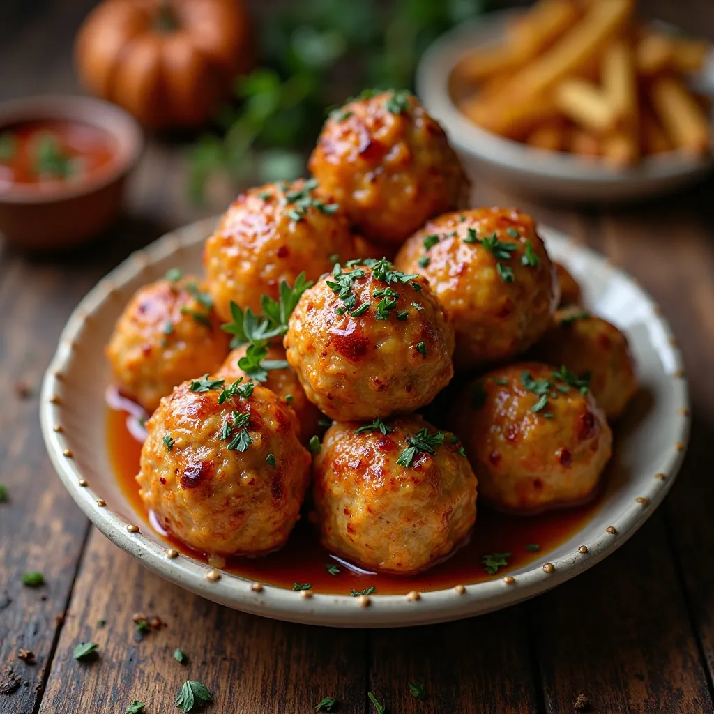 Thanksgiving Turkey Meatballs