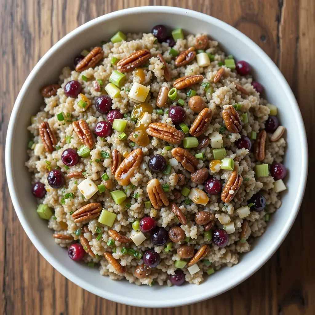 Warm Wild Rice Salad with Cranberries
